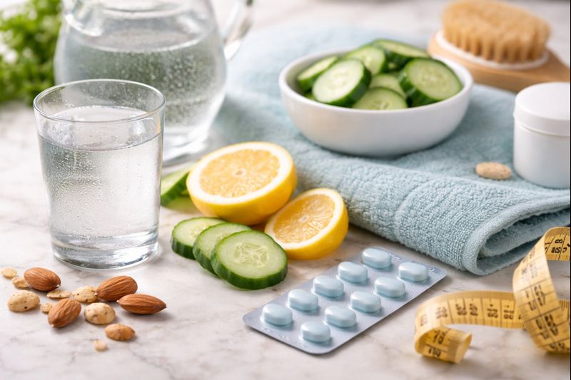 Как снять отеки в домашних условиях